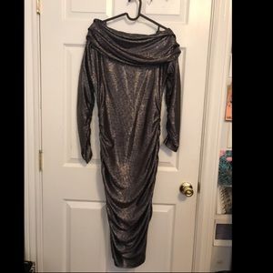 Silver Cocktail Dress